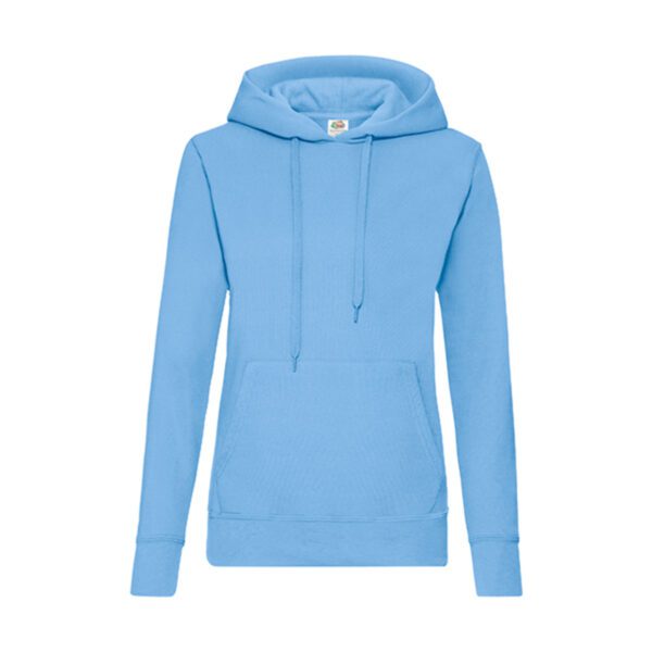 Fruit of the loom Lady-Fit Classic Hooded Sweat Sky Blue XXL
