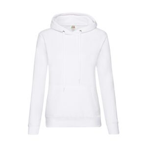Fruit of the loom Lady-Fit Classic Hooded Sweat White XXL