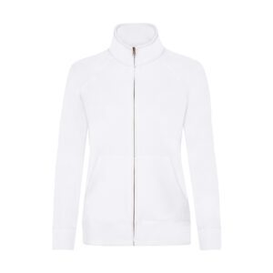 Fruit of the loom Lady-Fit Premium Sweat Jacket White XL