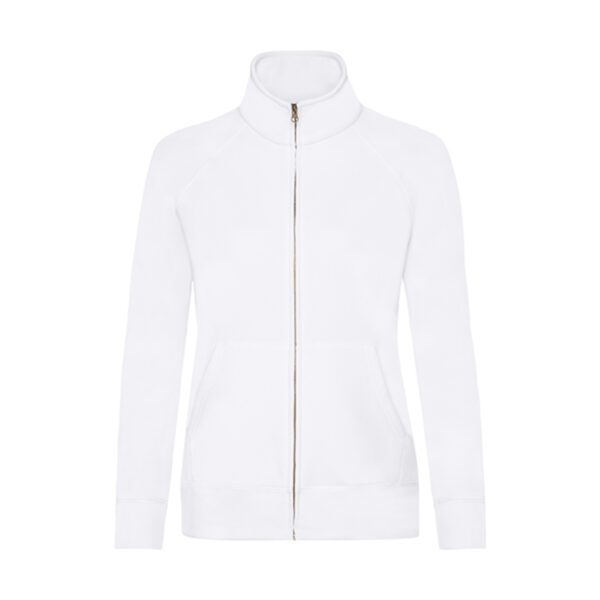 Fruit of the loom Lady-Fit Premium Sweat Jacket White XL