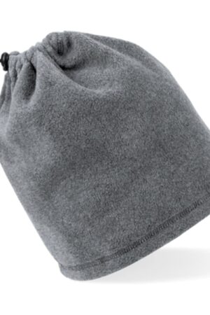 Beechfield Suprafleece® Snood/ Hat Combo Charcoal ONE SIZE