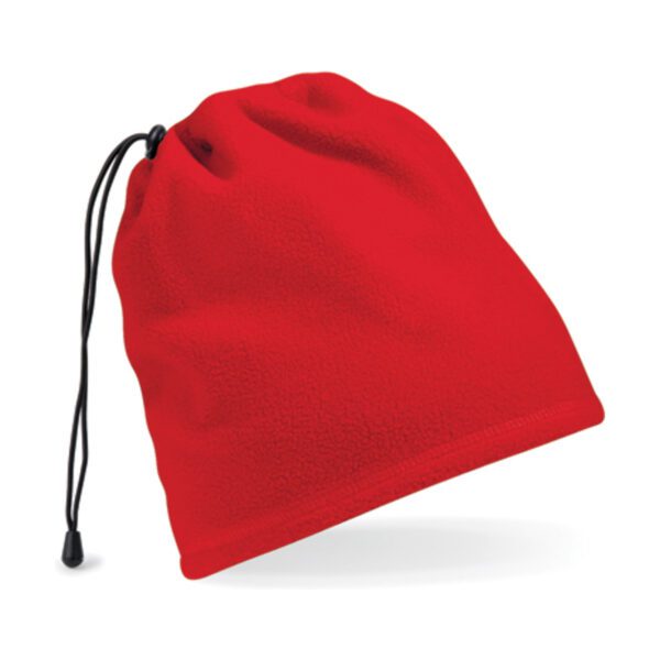 Beechfield Suprafleece® Snood/ Hat Combo Classic Red ONE SIZE