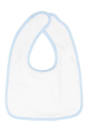 The One  Baby bib White Light Blue ONE SIZE