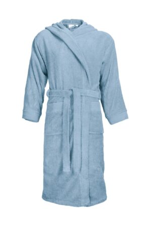 The One  Bathrobe Hooded Light Blue XXL-XXXL