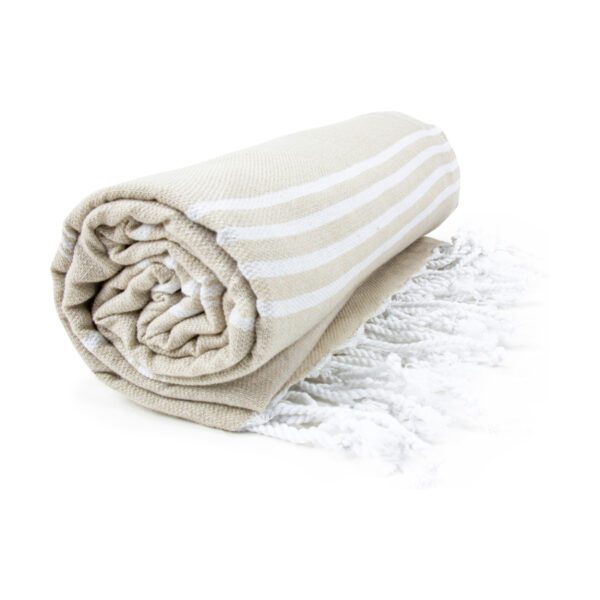 The One  Hamam Sultan Towel Beige White