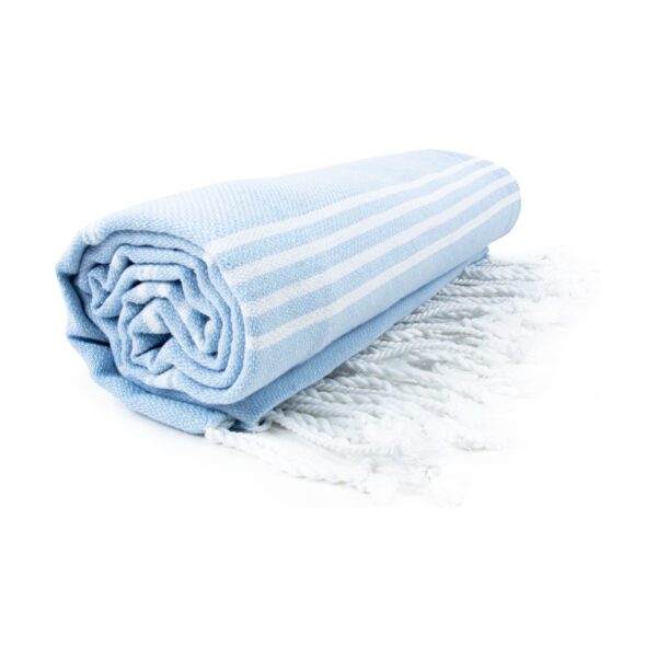 The One  Hamam Sultan Towel Light Blue White