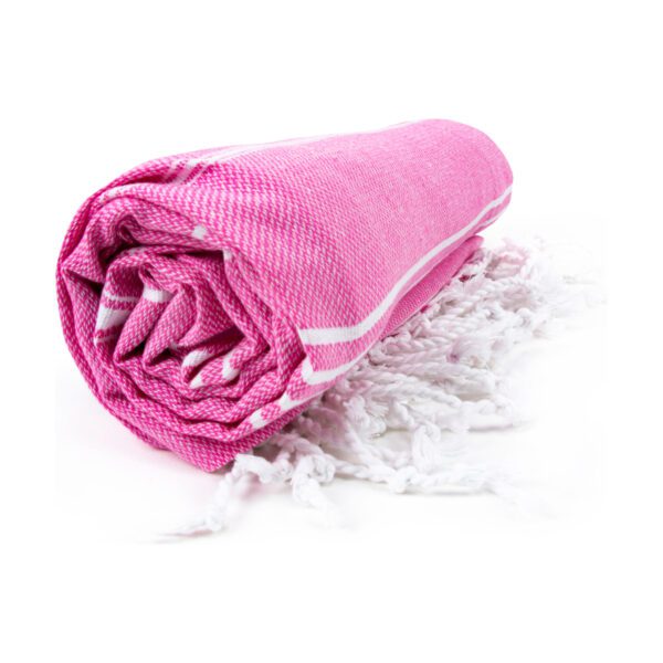 The One  Hamam Sultan Towel Pink White