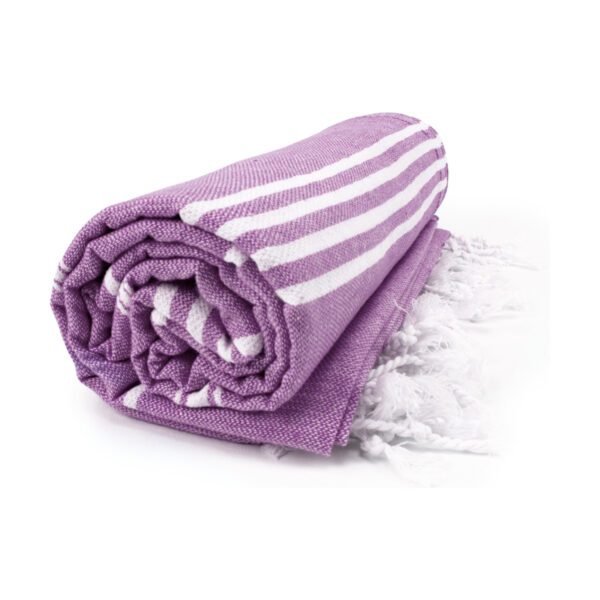 The One  Hamam Sultan Towel Purple White