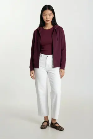 B&C QUEEN Zipped Hood Jacket_°