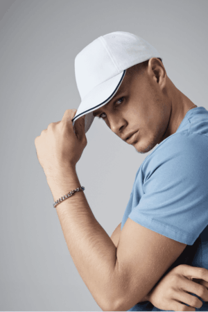 Beechfield Authentic 5 Panel Cap - Piped Peak