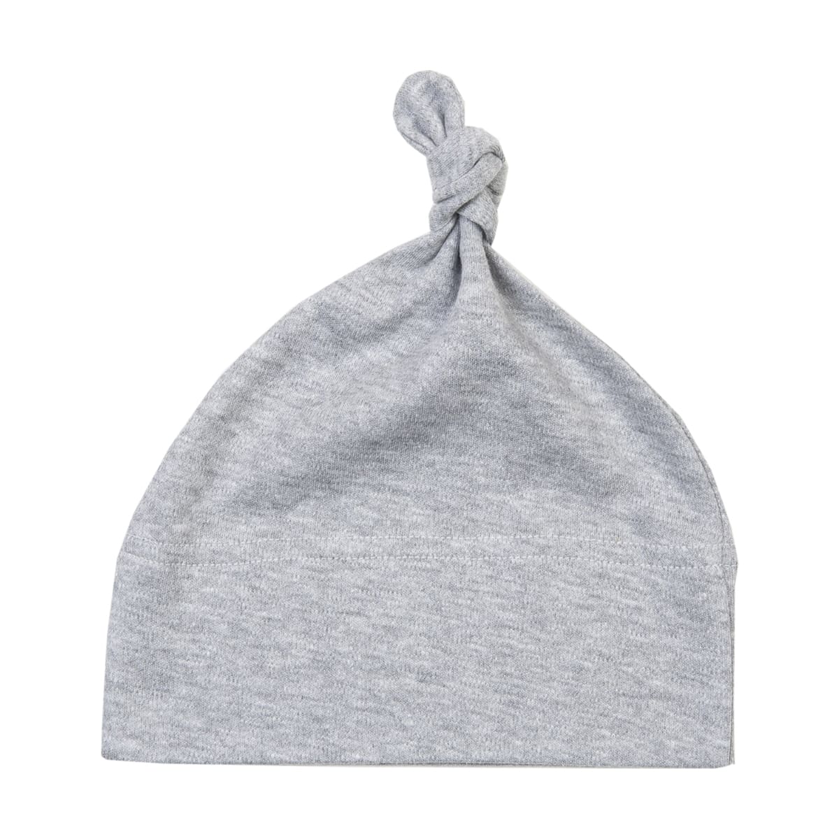 Babybugz Baby One Knot Hat Heather Grey Melange ONE SIZE