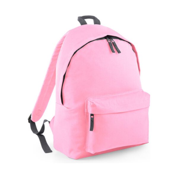 BagBase Original Fashion Backpack Classic Pink Graphite Grey ONE SIZE
