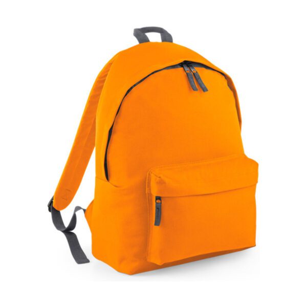 BagBase Original Fashion Backpack Orange Graphite Grey ONE SIZE