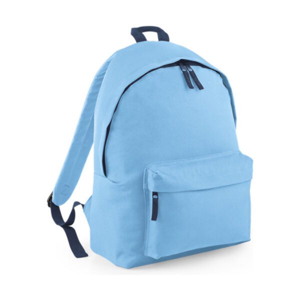 BagBase Original Fashion Backpack Sky Blue French Navy ONE SIZE