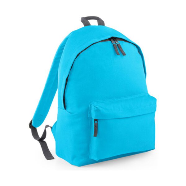 BagBase Original Fashion Backpack Surf Blue Graphite Grey ONE SIZE