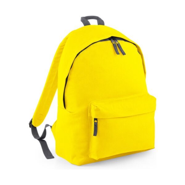 BagBase Original Fashion Backpack Yellow Graphite Grey ONE SIZE
