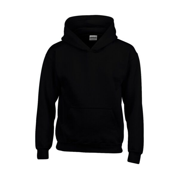 Gildan Sweater Hooded HeavyBlend for kids Black XS