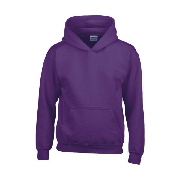 Gildan Sweater Hooded HeavyBlend for kids Purple XS