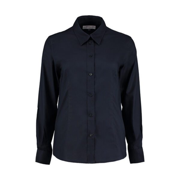 Kustom Kit Women´s Tailored Fit Workwear Oxford Shirt Long Sleeve French Navy 7XL