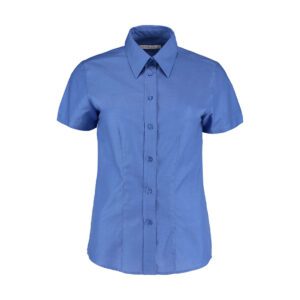 Kustom Kit Women´s Tailored Fit Workwear Oxford Shirt Short Sleeve Italian Blue 7XL