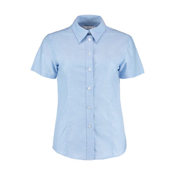 Kustom Kit Women´s Tailored Fit Workwear Oxford Shirt Short Sleeve Light Blue 7XL