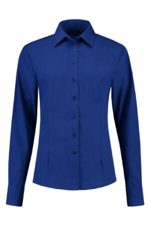 Lemon&Soda L&S Shirt Poplin Mix LS for her Royal Blue 3XL