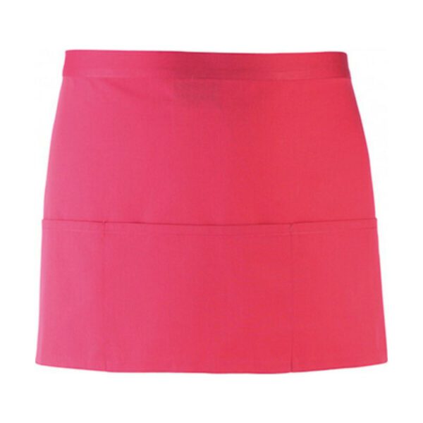 Premier Workwear Colours Collection 3-Pocket Apron Hot Pink (ca. Pantone 214c) 60 x 33 cm