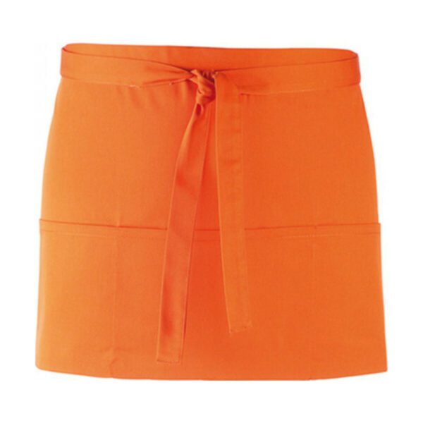 Premier Workwear Colours Collection 3-Pocket Apron Orange (ca. Pantone 1655) 60 x 33 cm