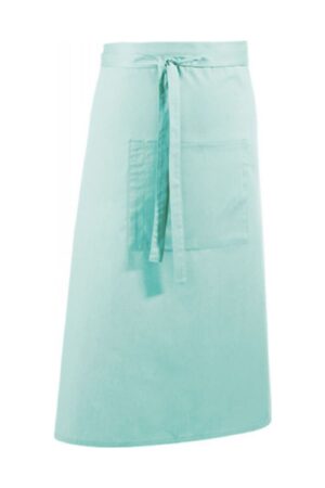 Premier Workwear Colours Collection Bar Apron Aqua (ca. Pantone 344) 90 x 80 cm