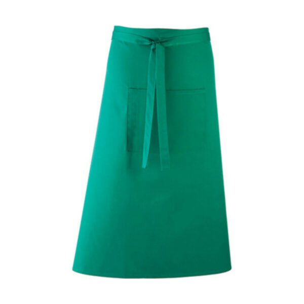 Premier Workwear Colours Collection Bar Apron Emerald (ca. Pantone 341) 90 x 80 cm