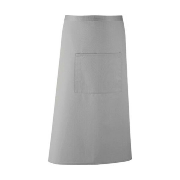 Premier Workwear Colours Collection Bar Apron Pale Grey(Silver) (ca. Pantone 428) 90 x 80 cm