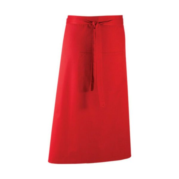 Premier Workwear Colours Collection Bar Apron Red (ca. Pantone 200) 90 x 80 cm