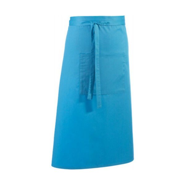 Premier Workwear Colours Collection Bar Apron Turquoise (ca. Pantone 312) 90 x 80 cm