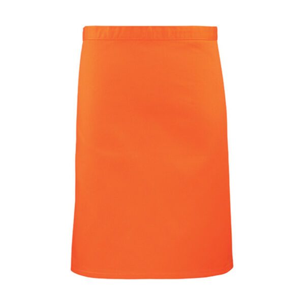 Premier Workwear Colours Collection Mid Length Apron Orange (ca. Pantone 1655) 70 x 50 cm