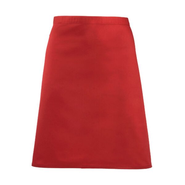 Premier Workwear Colours Collection Mid Length Apron Red (ca. Pantone 200) 70 x 50 cm