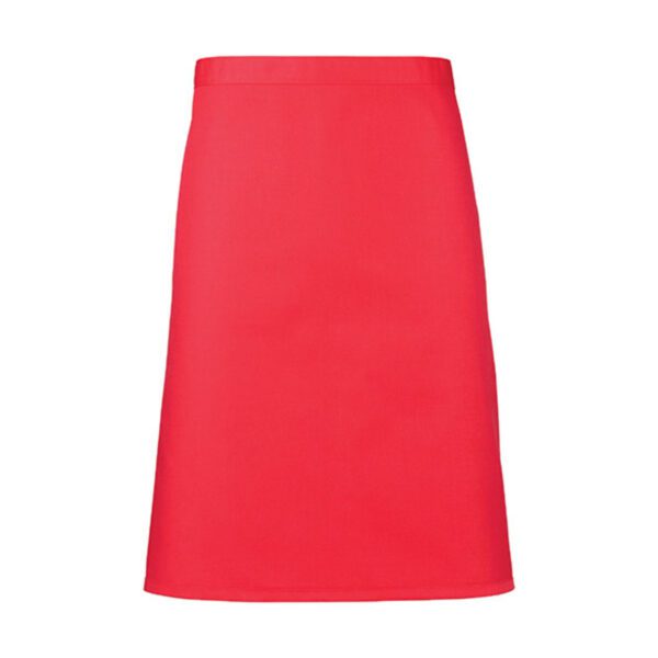Premier Workwear Colours Collection Mid Length Apron Strawberry Red (ca. Pantone 186) 70 x 50 cm