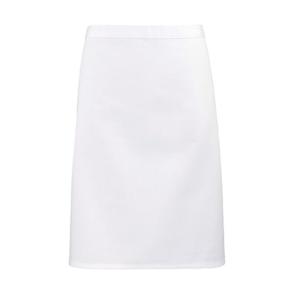 Premier Workwear Colours Collection Mid Length Apron White 70 x 50 cm