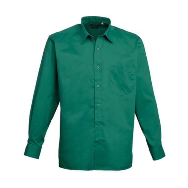 Premier Workwear Men´s Poplin Long Sleeve Shirt Emerald 48 (19)