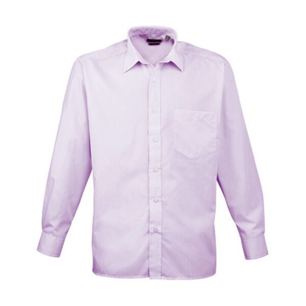 Premier Workwear Men´s Poplin Long Sleeve Shirt Lilac 48 (19)