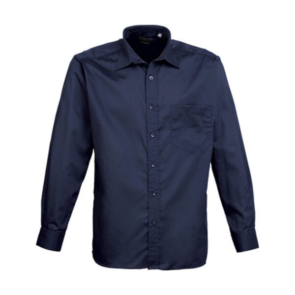 Premier Workwear Men´s Poplin Long Sleeve Shirt Navy 48 (19)