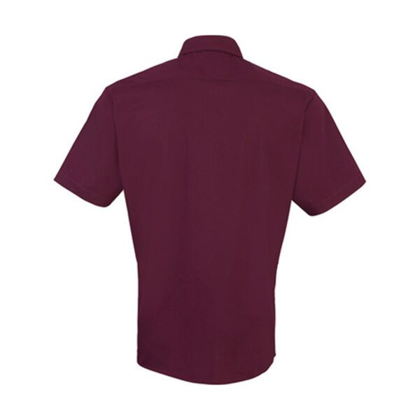 Premier Workwear Men´s Poplin Short Sleeve Shirt Aubergine 48 (19)