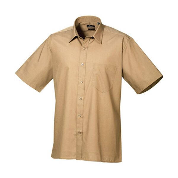Premier Workwear Men´s Poplin Short Sleeve Shirt Khaki 48 (19)