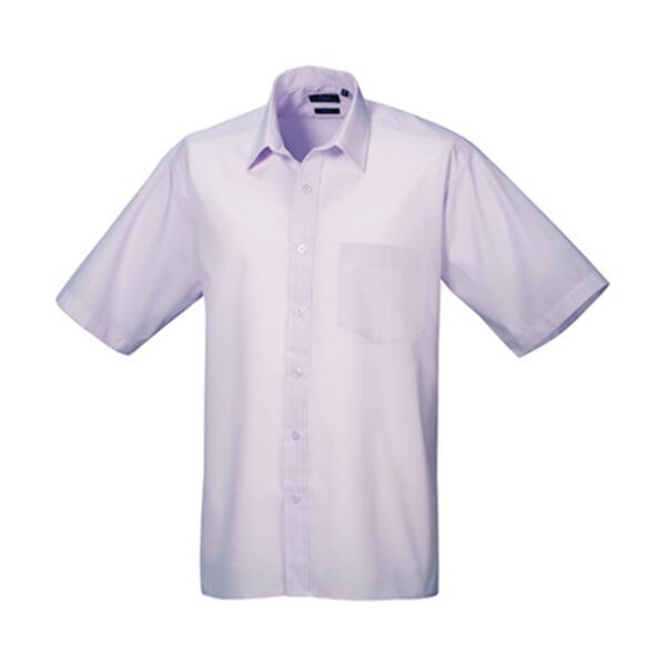Premier Workwear Men´s Poplin Short Sleeve Shirt Lilac 48 (19)
