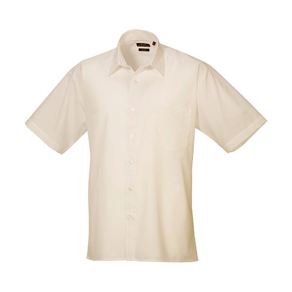 Premier Workwear Men´s Poplin Short Sleeve Shirt Natural 48 (19)