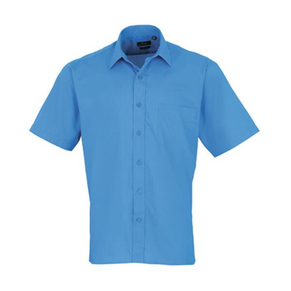 Premier Workwear Men´s Poplin Short Sleeve Shirt Sapphire 48 (19)