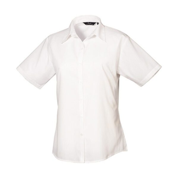 Premier Workwear Women´s Poplin Short Sleeve Blouse White 6XL