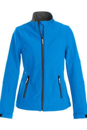 Printer Softshell Jacket Trial Lady Oceaanblauw XXL