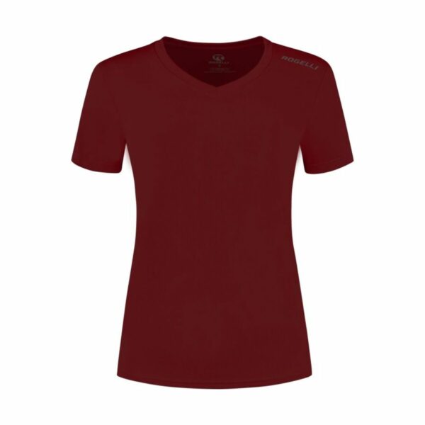 Rogelli Promo T-shirt dames Bordeaux XS