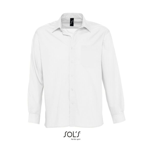 Sol's Popeline-Shirt Baltimore Long Sleeve White 4XL