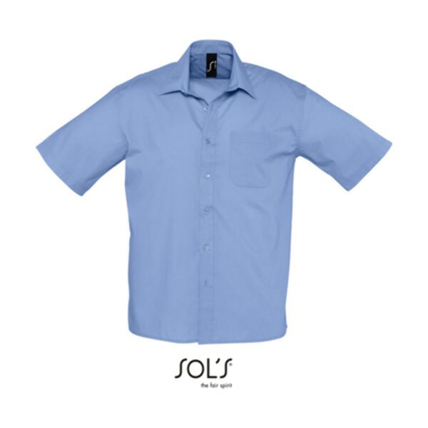 Sol's Popeline-Shirt Bristol Short Sleeve Middle Blue 4XL